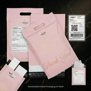 Custom Boutique Poly Mailers Plastic Printed Mailing Bag Self Adhesive Apparel Shipping Courier Bag