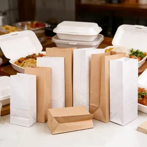 Custom Brand logo Printing Kraft Bag Packaging Gift Paper Bags with Your Own logo