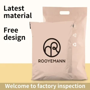 Custom Brown Mailing Bags Self Sealing Waterproof Durable Dustproof Customizable Apparel Packaging HDPE