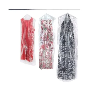 Custom Clear Garment Poly Bags Cover Protector Bags for Long Dress