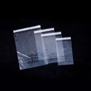 Custom Clear LDPE Self Adhesive Plastic Bag Poly Ldpe Suffocation Adhesive Bag for Clothing