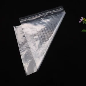 Custom Clear Poly Bags GRS PP PE Logo Plastic Bag with Suffocation Warning for Clothing Packaging
