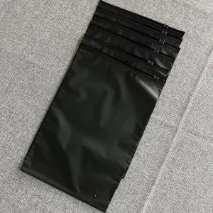 Custom Clear Resealable Self Adhesive CPE Zipper Bags Colorful Look for Clothes Footwear Gift Packaging