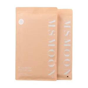 Custom Clothing Kraft Paper Packaging PE Frosted Transparent Zipper Yoga Pants Underwear Opaque Self-Sealing Bag