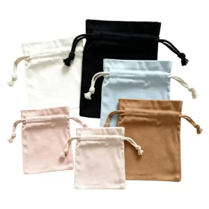 Custom Cotton Drawstring Bag Cotton Twill Gift Bag
