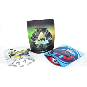 Custom Design Direct Printed Resealable Exotic Plastic 4×5 4×6 3.5 Gram 8th Edible Gummies Candy Cookie Mylar Bags