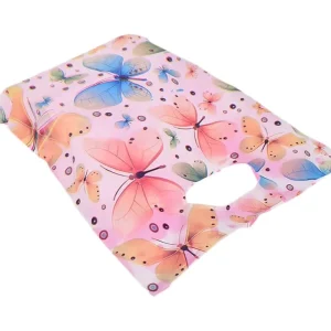 Custom Die Cut HDPE Bags Bulk Eco Friendly Boutique Shopping Bags for Apparel Gift and Retail Packaging