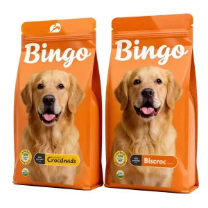 Custom Digital Printing Eco friendly Stand up Pouch for Pet Food Packaging with Heat Seal
