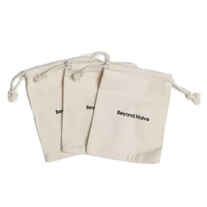 Custom Drawstring Bag Cotton Small Gift Bag with Custom Logo Packaging