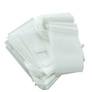 Custom Drawstring Nylon and Non-Woven Filter Bags Tea Packaging with Printing