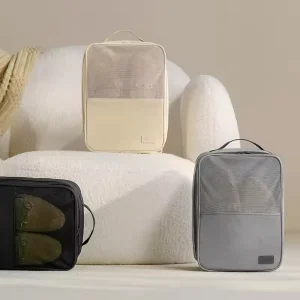 Custom Dust Proof Shoe Storage Pouch Box Large Cloth Shoe Storage Bag Packing for Travel Folding Storage Bag