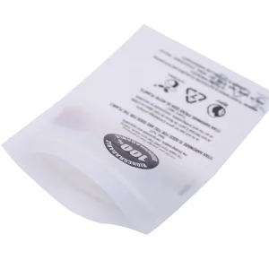 Custom Eco-Friendly 100% Compostable Biodegradable Ziplock Zipper Bags for Clothing Bathroom Shoes Jewelry Coat Cap Packing
