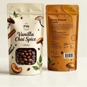 Custom Eco Friendly Stand up Food Bags Small MOQ Biodegradable Recyclable Packaging Solutions for Snack& Powder Products