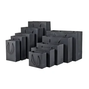 Custom Eco friendly Color Printing Private Label Luxury Craft Underwear Clothing Store Dresses Shopping Handmade Paper Bags