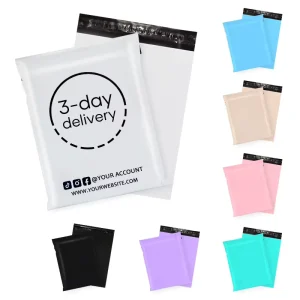 Custom Express Envelopes Plastic Bags for Gift Boxes Recyclable Mailing Shipping Poly Mailer Mail Post Bag