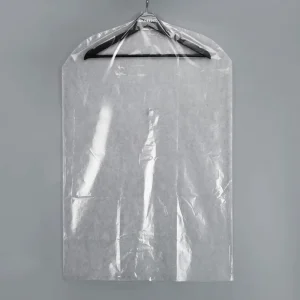 Custom Foldable Waterproof Thickened Dustproof Men Suit Long Dress Non Woven Dustproof Storage Garment Bag with Clear Window