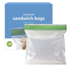 Custom Food Logo Size Color Sandwich Self-sealing Bag Compostable Biodegradable Sandwich Bag