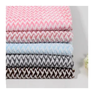 Custom French Terry Hoodie Double Side Yarn Dyed Cationic Super Soft Flannel Fleece Fabric Warp Knitted for Girls’ Clothing