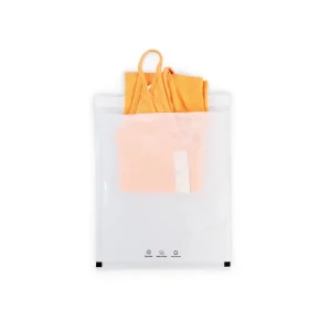 Custom Frosted Wax Matte Vela Glassine Bags for Industrial Apparel Packaging