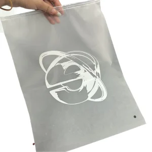 Custom Frosted Zipper PE Plastic Packaging Resealable Recyclable Clothing Shoes Bag Offset Printing Logo For Apparel