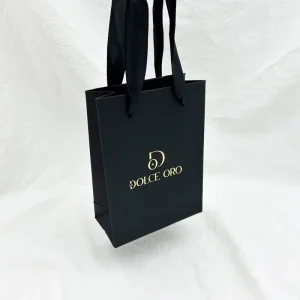 Custom LOGO Small Portable Paper Packaging Bag for Jewelry Gift Bags and Luxury Brand Packaging Good Quality Durable