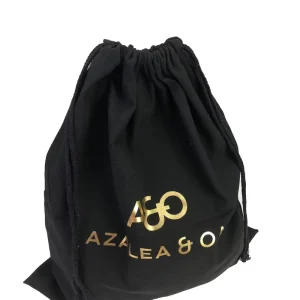 Custom Large Canvas Pouch Cotton Black Big Dust Cover Shoe Bag Clothes Hat Drawstring Bag For Luxury Handbags Leather Products
