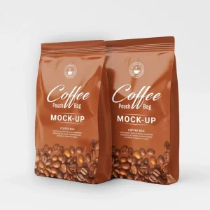 Custom Logo Aluminium Foil Food Powder Flat Bottom Stand Up Pouch Coffee Packaging Personalized Zipper Bags 250g 500g 1kg