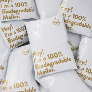 Custom Logo Biodegradable Poly Mailer Bags Eco Friendly Waterproof Mailing Bags for Clothing Shipping