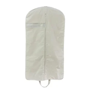 Custom Logo Canvas Clothing Bag with Zipper Reusable Recyclable Cotton Dustproof Travel Storage Cover