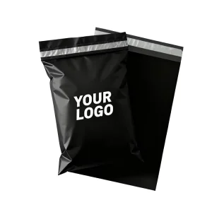 Custom Logo Design Biodegradable Bags for E Commerce Packaging Waterproof 60 Microns Thickness Apparel Shipping Bags