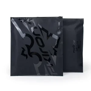Custom Logo Design Printed Customized Color Zipper T Shirt Bag Recyclable UV Glossy Matte Translucent Socks Shoes Fur