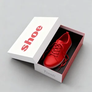 Custom Logo Digital Printing Rigid Shoe Box Cardboard Folding Paper Boxes For Shoes Apparel