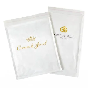 Custom Logo Eco Friendly Moisture Proof Bubble Wrap Plastic Packaging Bag with Waterproof Feature