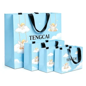 Custom Logo Eco Friendly Reusable Retail Packaging Bags with Custom Design for Promotion & Shipping