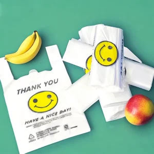 Custom Logo Gravure Printed PE Plastic Woven Bags With Thick Design Reusable & Recyclable For Supermarket And Business Use