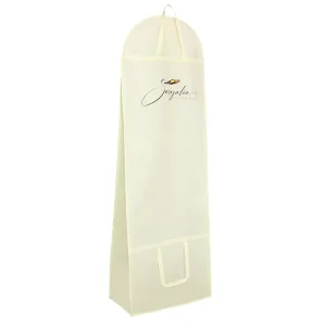 Custom Logo Ivory Color Suit Garment Long Wedding Dress Dust Packaging Bag