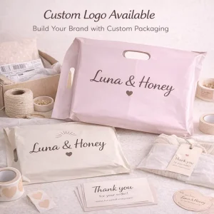 Custom Logo Mailer Waterproof Self Seal Shipping Mailers Handle Mailer Clothing Packaging Garment Shipping Poly Mailer Bags