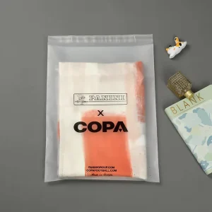 Custom Logo Matte Thick CPE Self Adhesive Bag Packaging for Clothes T Shirt Swimwear