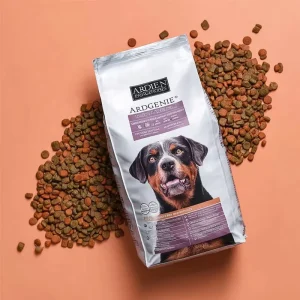 Custom Logo Moisture-proof Zipper Lock Eight-side Seal Aluminum Foil Heat Sealed Pet Food Packaging Pouch Dog Treat Bag