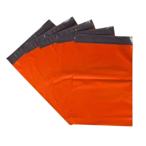 Custom Logo Mystery Parcel Orange Poly Mailers Bag Plastic Shipping Packaging Polymailer Mailing Bag for Clothing