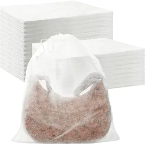 Custom Logo Non woven Drawstring Dust proof Shoes Bags Cover Bag Promotional Shopping Bags