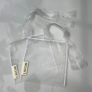 Custom Logo Organza Drawstring Gift Bag Candy and Jewelry Packaging with High Visibility Elegant Organza Pouches