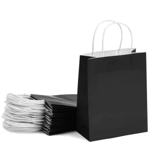 Custom Logo Personalized Business Packaging Kraft Paper Custom Shopping Bags