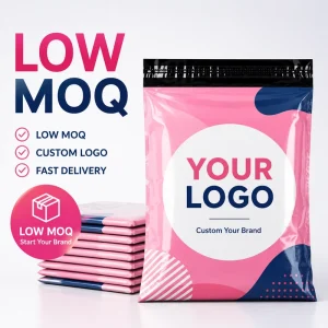 Custom Logo Poly Mailer Bags Waterproof Self Sealing Shipping Bags for Clothing Apparel Boutique Packaging