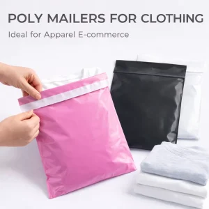 Custom Logo Poly Mailers Mailing Bags Plastic Shipping Envelopes Multiple Sizes Colors for Children Clothing Ready to Ship