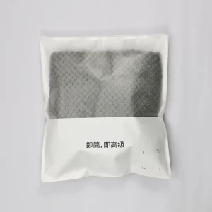 Custom Logo Print Packaging Shirt Clothes Zip Lock Clear Ziplock Plastic Zipper Frosted Clothing Bags
