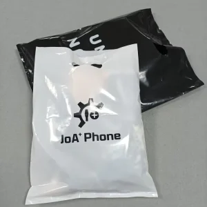 Custom Logo Printed PE OPP Plastic Poly Shopping Bag Die Cut Handle Plastic Shopping Bags for Clothing Gift