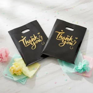 Custom Logo Printed Plastic Bags for Business Plastic Small Business Supermarket Packaging Shopping Bag Thank You Bags