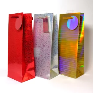 Custom Logo Printing Glossy Lamination in Alternative Colors Foldable Shopping Bags Paper Packaging Bags
