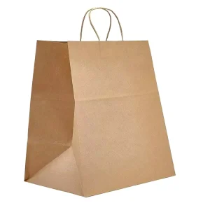 Custom Logo Printing Paper Packaging Bag Gift Kraft Paper Bag